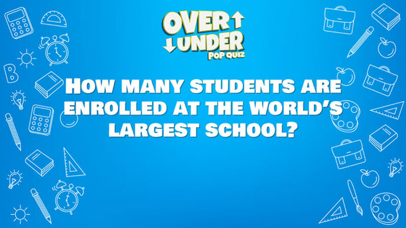 Over Under Pop Quiz